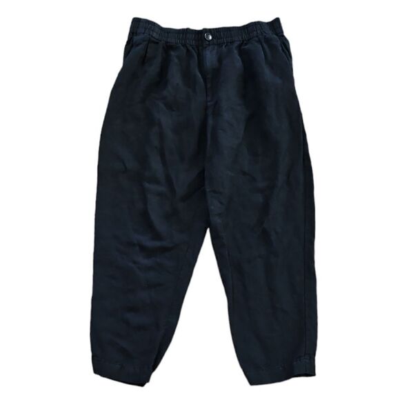 Madewell Tall Linen-Blend Pull-On Tapered Pants Size Small - Picture 3 of 8